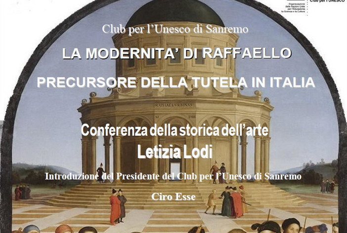 Sanremo: sabato prossimo una conferenza organizzata on linea dal Club per l'Unesco