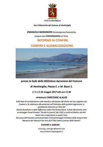 Ventimiglia: giovedì pomeriggio alla Biblioteca Aprosiana l'incontro “Intorno ai confini. Confini e globalizzazione”