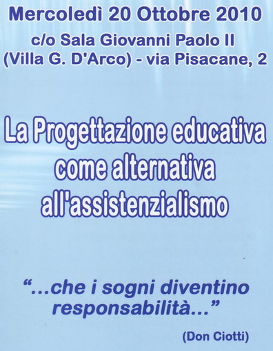 La locandina dell'evento