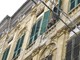Sanremo: cadono calcinacci da palazzo Borea D'Olmo, intervento dei Vigili del Fuoco e della Municipale (Foto)