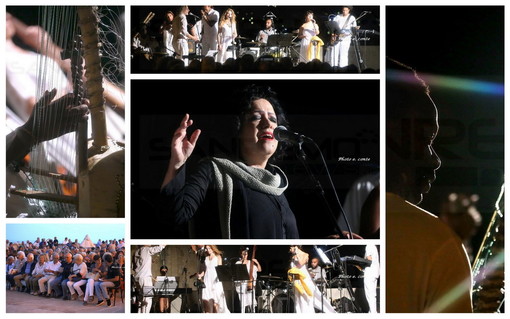 Ventimiglia: Forte dell'Annunziata gremito ieri sera per il concerto di Antonella Ruggiero (Foto)