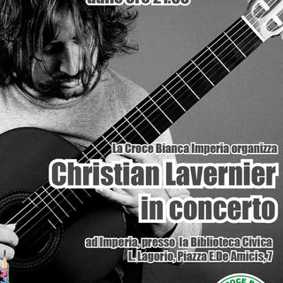 Imperia: domenica 20 settembre alle 21 il M° Christian Lavernier in concerto alla Biblioteca Lagorio