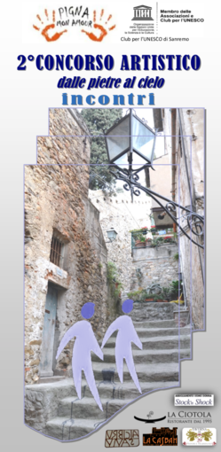 Sanremo: sabato nel centro storico la valutazione dei lavori del concorso artistico “Dalle pietre al cielo-Incontri”