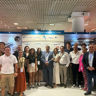 La collettiva di imprese liguri della nautica.al Cannes Yachting Festival La collettiva di imprese liguri della nautica.al Cannes Yachting Festival