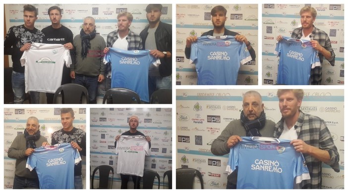 Calcio, Serie D. Sanremese, presentati i quattro nuovi innesti (FOTO e VIDEO)