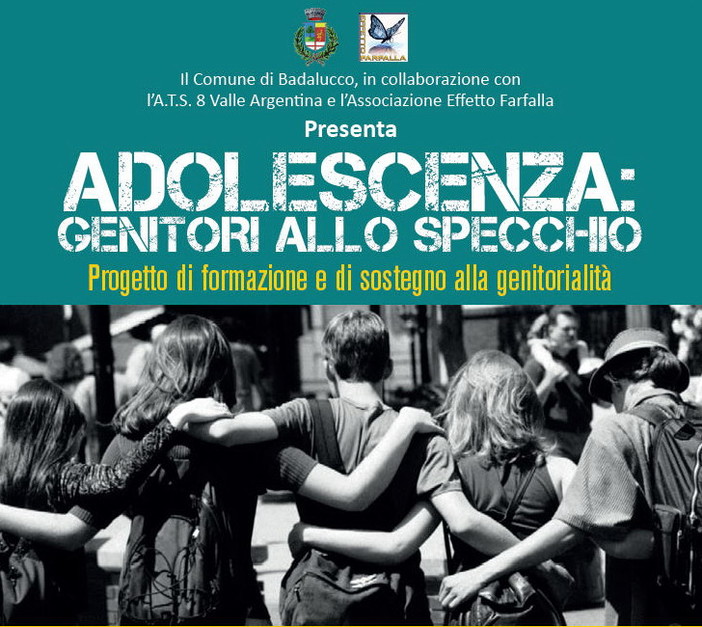 Badalucco: domani sera penultimo appuntamento per il ciclo di formazione e sostegno alla genitorialità Badalucco: domani sera penultimo appuntamento per il ciclo di formazione e sostegno alla genitorialità