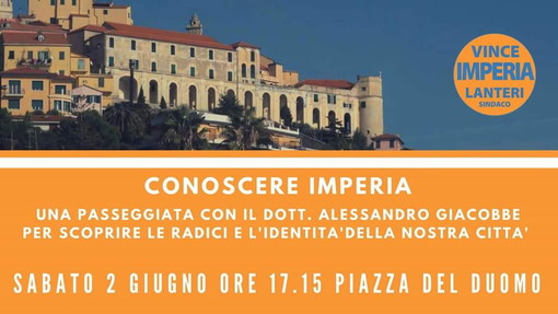 Elezioni Amministrative: con 'Vince Imperia' domani pomeriggio una passeggiata per conoscere Imperia Elezioni Amministrative: con 'Vince Imperia' domani pomeriggio una passeggiata per conoscere Imperia