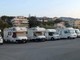 Sanremo: al via i lavori del palazzetto dello sport, ma i camper parcheggiano vicino ai campi sportivi (Foto)