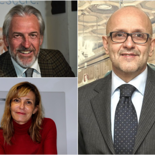 Giancarlo Ghinamo, Adriano Battistotti e Barbara Biale