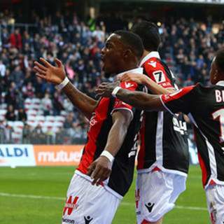 La gioia di Cyprien dopo la rete segnata al Saint Etienne (foto tratta dal sito dell'OGC Nice) La gioia di Cyprien dopo la rete segnata al Saint Etienne (foto tratta dal sito dell'OGC Nice)