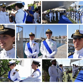 Sanremo: cambio della guardia alla Capitaneria di Porto, a Carmela D'Abronzo succede Isabella De Luca (Foto e Video)