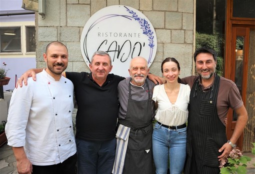 L’attore chef Vito in visita a Cosio d’Arroscia per scoprire la Cucina Bianca