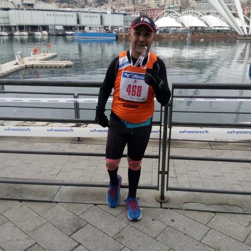 Cristian Mallardo, grande Maratona a Genova per l'atleta dianese