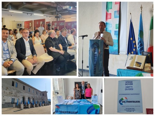 Ventimiglia ospita il 5° Congresso nazionale della UIL Frontalieri: "Parità di diritti per chi lavora oltre confine" (Foto e video)