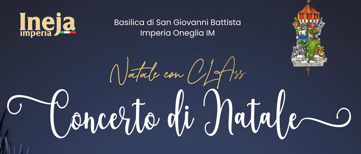 Imperia: domenica prossima alla Basilica di San Giovanni il concerto di Natale organizzato da Ineja Imperia: domenica prossima alla Basilica di San Giovanni il concerto di Natale organizzato da Ineja