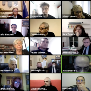 Il consiglio comunale di Sanremo in videoconferenza
