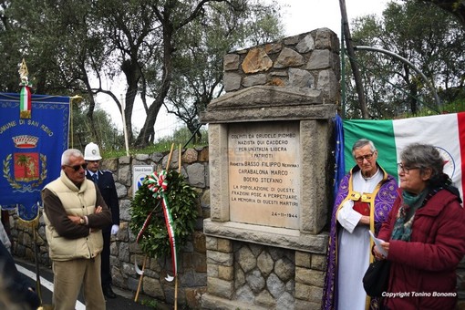 Le immagini della commemorazione (foto Tonino Bonomo)