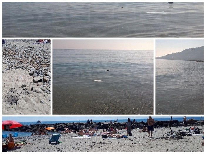 Primo weekend di quasi estate: Ospedaletti si presenta col mare sporco e Sanremo con alcune spiagge non pronte (Foto)