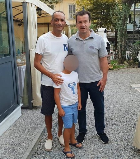 Sanremo: l'ex campione del Mondo brasiliano Carlos Dunga in vacanza all'hotel Alexander (Foto)