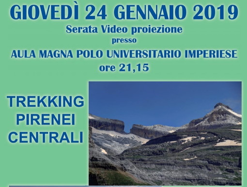 Imperia: tre appuntamenti del Club Alpino Italiano con una serie di proiezioni nell'Aula Magna dell'Università
