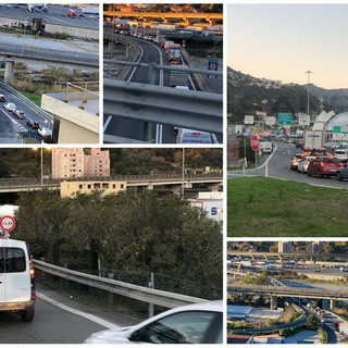 Ventimiglia: caos tamponi all'autoporto, mezzi imbottigliati per entrare in A10 e oltre un'ora di coda (Foto)