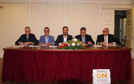 La conferenza stampa al Casinò di Sanremo La conferenza stampa al Casinò di Sanremo