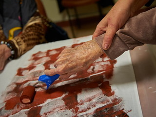 La realizzazione della scenografia