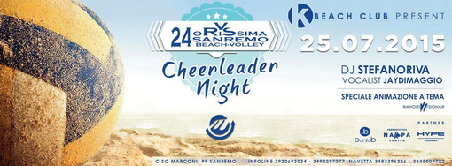 Sanremo: questa sera in occasione della '24orissima' al 'K-Beach' appuntamento con 'Cheerleader Nightclub' Sanremo: questa sera in occasione della '24orissima' al 'K-Beach' appuntamento con 'Cheerleader Nightclub'