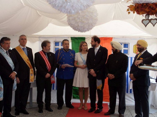 Cerimonia di investitura del nuovo console del Principato di Seborga in India Sir Surinder Pal Singh Oberoi