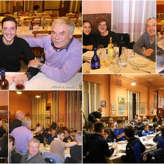 Calcio, Prima Categoria. Grande festa ieri a Vallebona per il Bordighera Sant'Ampelio: le immagini della cena arancioblù (FOTO e VIDEO)
