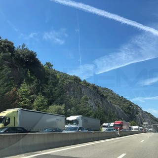 Mentone: sarà riaperta alle 13.30 l'autostrada A8 tra Monaco e Mentone chiusa stamattina per incidente (Foto)