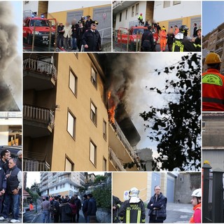 Sanremo: incendio di oggi in strada Mongioie, il racconto di un pomeriggio tragico (Foto e Video) Sanremo: incendio di oggi in strada Mongioie, il racconto di un pomeriggio tragico (Foto e Video)