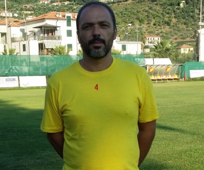 Christian Maiano, allenatore del Taggia secondo della classe in Promozione