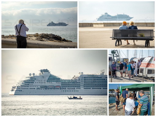 Sanremo: oggi lo sbarco della Seabourn Encore, martedì per la prima volta ospiti due navi da crociera contemporaneamente Sanremo: oggi lo sbarco della Seabourn Encore, martedì per la prima volta ospiti due navi da crociera contemporaneamente