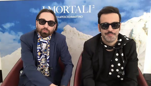 Colapesce e Dimartino, vincitori del premio della sala stampa 'Lucio Dalla' Colapesce e Dimartino, vincitori del premio della sala stampa 'Lucio Dalla'