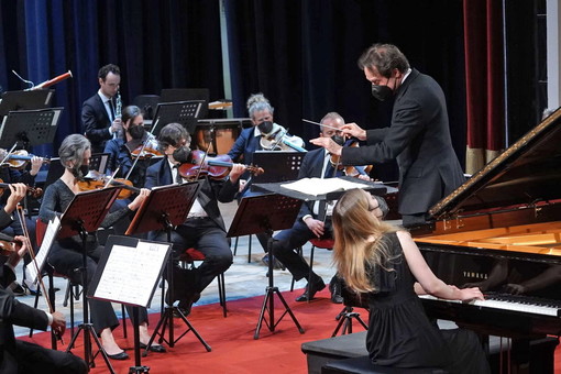 Sanremo: successo per il secondo concerto dell'Orchestra Sinfonica dopo la riapertura dei teatri (foto)