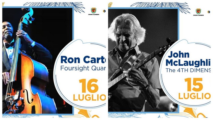 Sanremo: domani e sabato la grande musica a Pian di Nave con due miti viventi John McLaughlin e Ron Carter