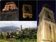 Il campanile della 'chiesa grande' illuminato al tramonto