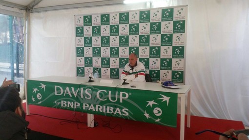 Tennis: nel weekend i quarti di finale di Coppa Davis, questa mattina la parola ai capitani (Foto)