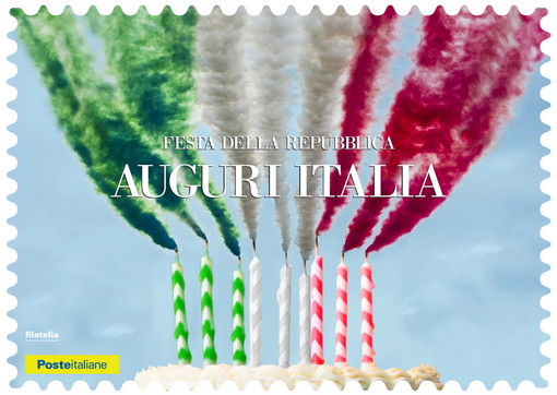Negli uffici postali della provincia di Imperia la cartolina della Festa della Repubblica