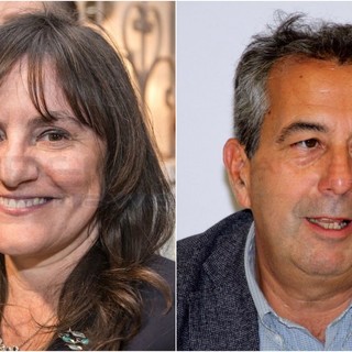 Sonia Viale (assessore regionale alla Sanità) e Marco Damonte Prioli (direttore generale Asl1)