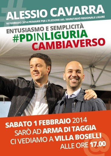 Per l’elezione del segretario regionale, costituito comitato provinciale ‘LiguriaCambiaVerso con Cavarra’ Per l’elezione del segretario regionale, costituito comitato provinciale ‘LiguriaCambiaVerso con Cavarra’
