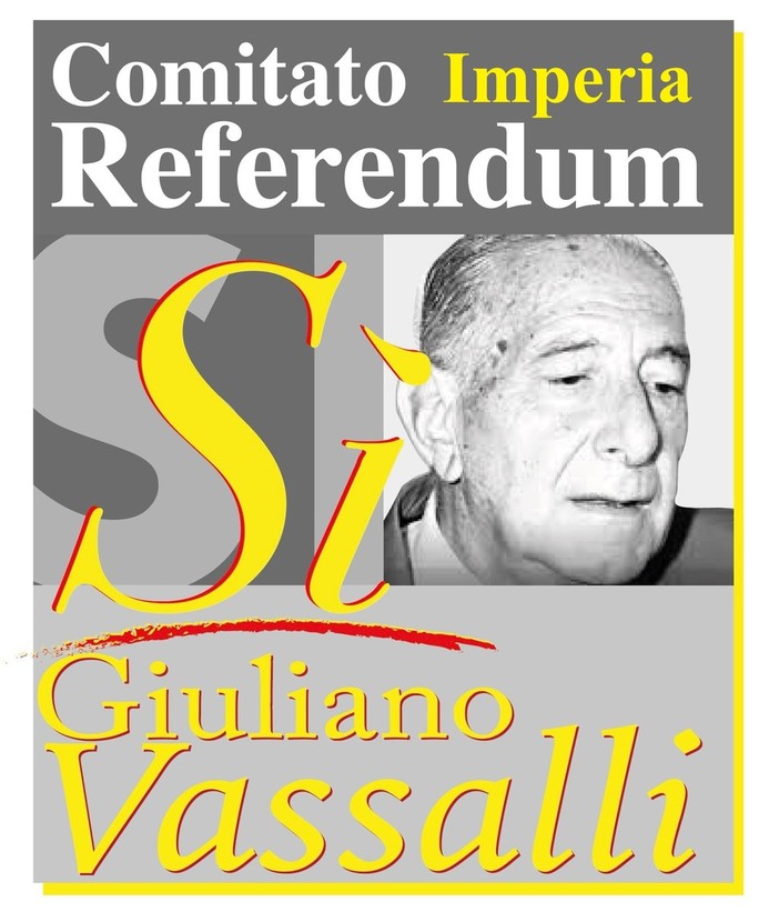 Nasce anche in provincia di Imperia il Comitato Giuliano Vassalli per il SI