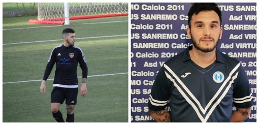 Elia Ambesi e Mattia Ambesi, difensore e centrocampista di Ospedaletti e Virtus Sanremo Elia Ambesi e Mattia Ambesi, difensore e centrocampista di Ospedaletti e Virtus Sanremo