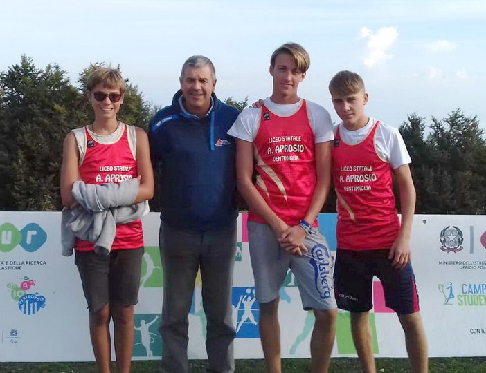 Ottimo risultato alla prima uscita di 3 studenti dell'Aprosio di Ventimiglia ai campionati di 'Orienteering'