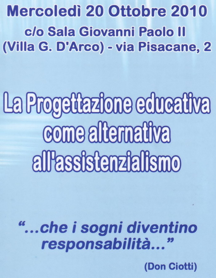 La locandina dell'evento