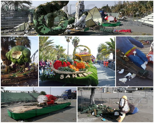 Carri fioriti devastati dai vandali: Roberto Fiumara (Floranga) "Se non mi assicurano vigilanza, mai più carri di Sanremo!"