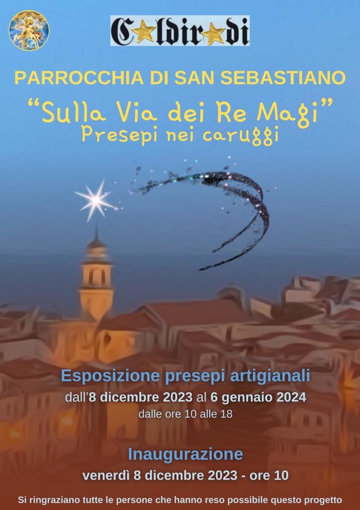 Sanremo: Coldirodi si veste a festa per Natale con i presepi nei caruggi Sanremo: Coldirodi si veste a festa per Natale con i presepi nei caruggi