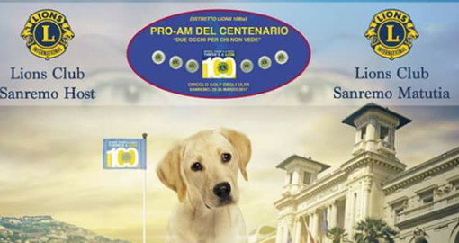 Sanremo: domenica prossima al Golf degli Ulivi la consegna del cane guida “Birdie”