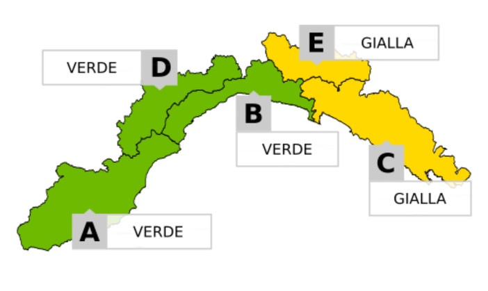 Arpal emette allerta gialla sul levante della regione dalle 10.00 di domani, rimane verde sulla nostra provincia Arpal emette allerta gialla sul levante della regione dalle 10.00 di domani, rimane verde sulla nostra provincia